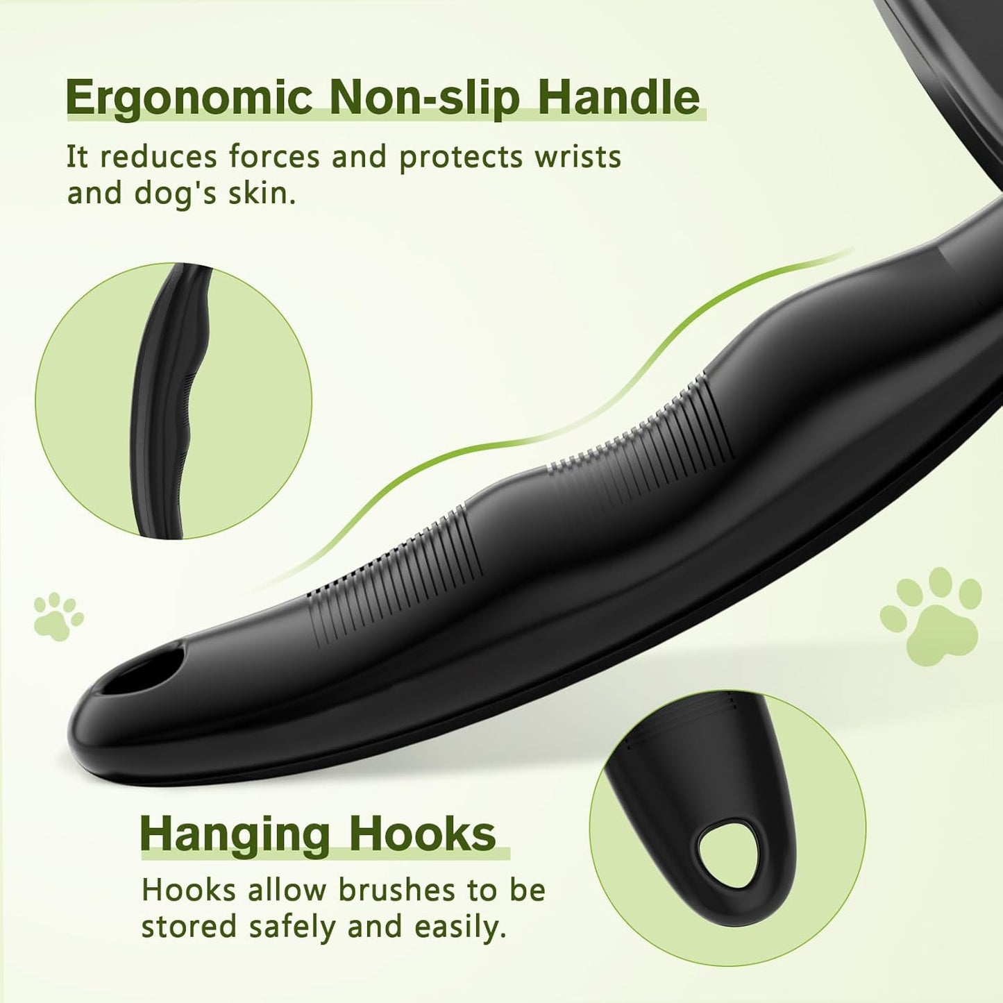 Pecute Self-Cleaning Slicker Brush for Dogs, Cats, Lightweight Dog Brush for Shedding Massaging Grooming, Cat Brush Gently Removes Loose Fur Undercoat for Small Dogs Cats Rabbits of All Hair Types