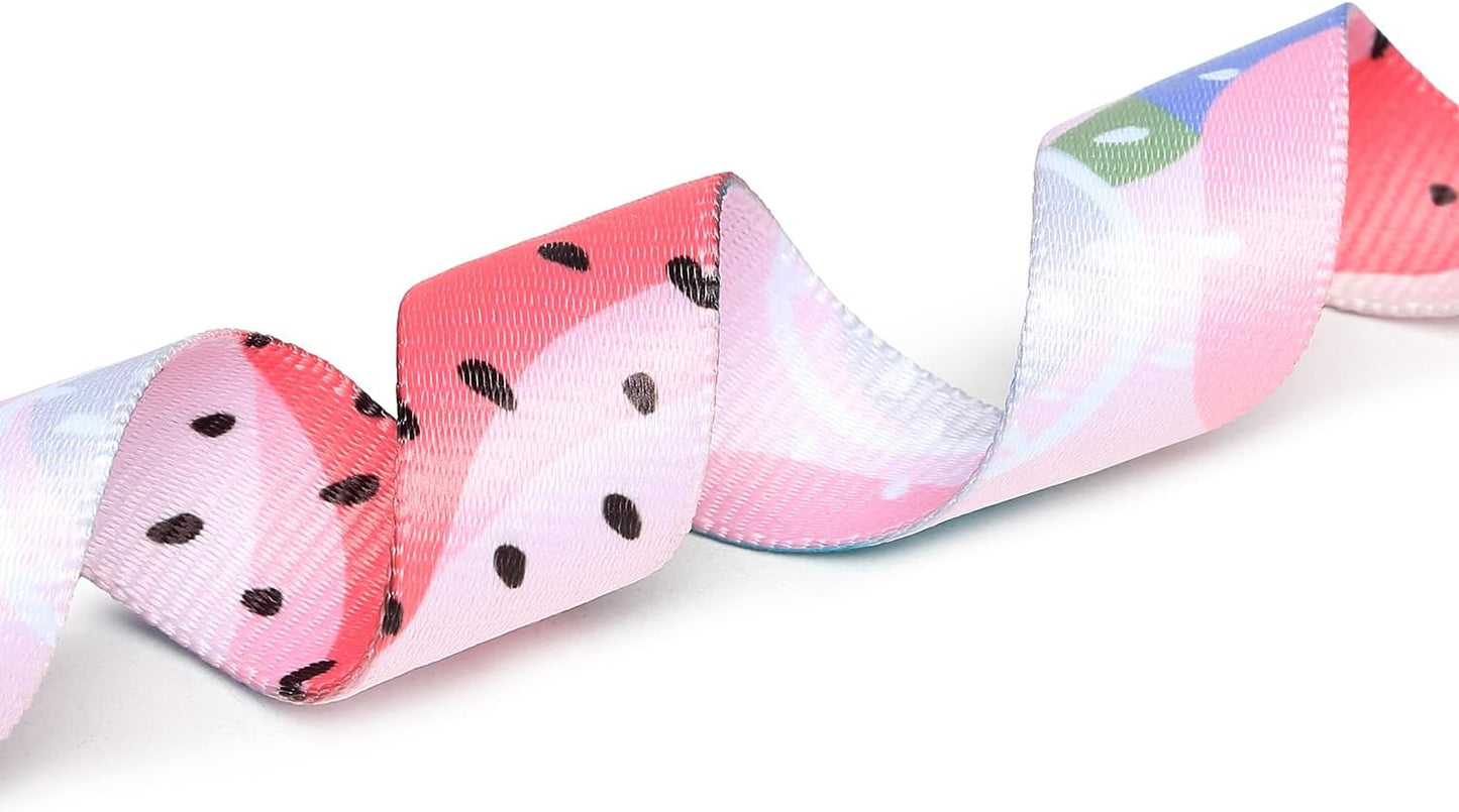 Mercano Adjustable Dog Collar - Special Design Patterns, Soft Nylon Comfortable Sturdy Pet Collar for Small Medium Large Dogs (XS, Watermelon)