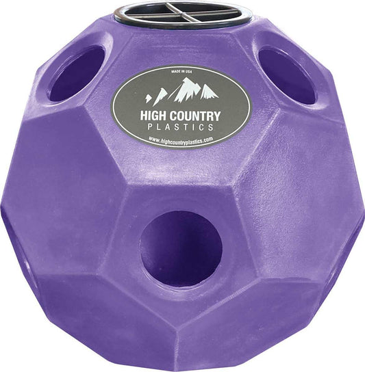 High Country Plastics Hay Play Ball Purple