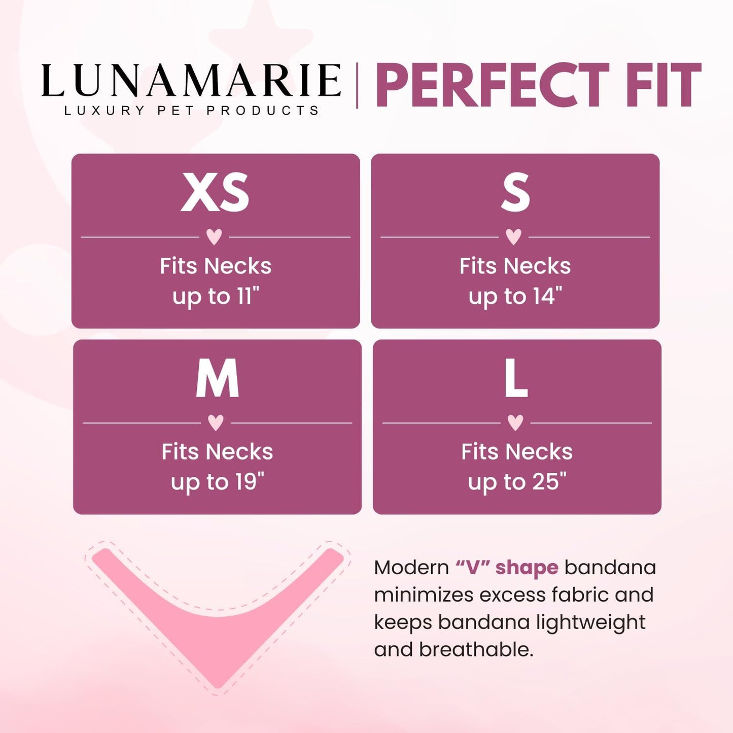 LunaMarie - Luxury Pet Birthday Bandanas -Premium & Silky Poly Fabric | 100% Handmade | Custom Shape Dual Layered (Jennifer, Small)