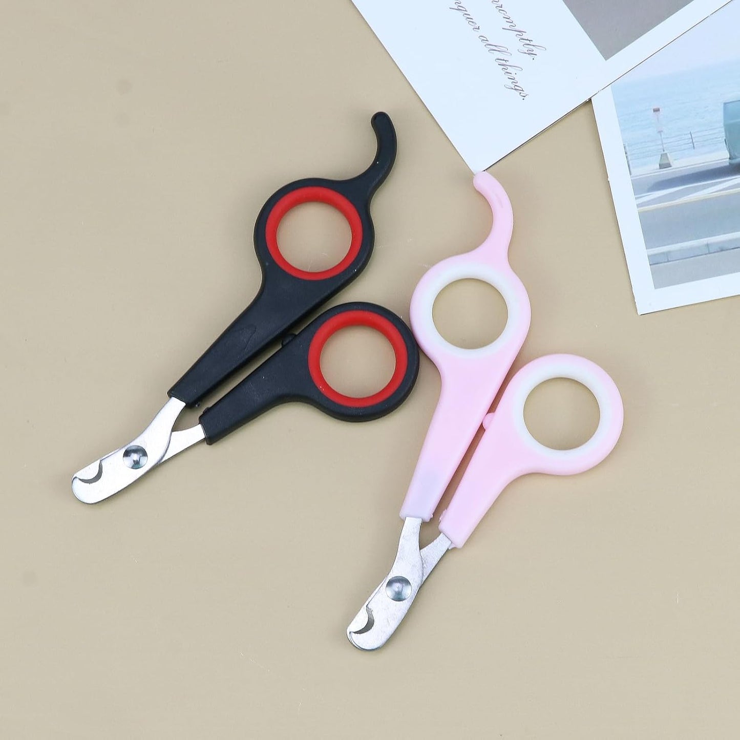 Pet Nail Clippers Grooming Tool Nail Scissors Clipper Nail Trimmers for Small Animals Pet Bird Parrot, 2.4x4.6 Inch