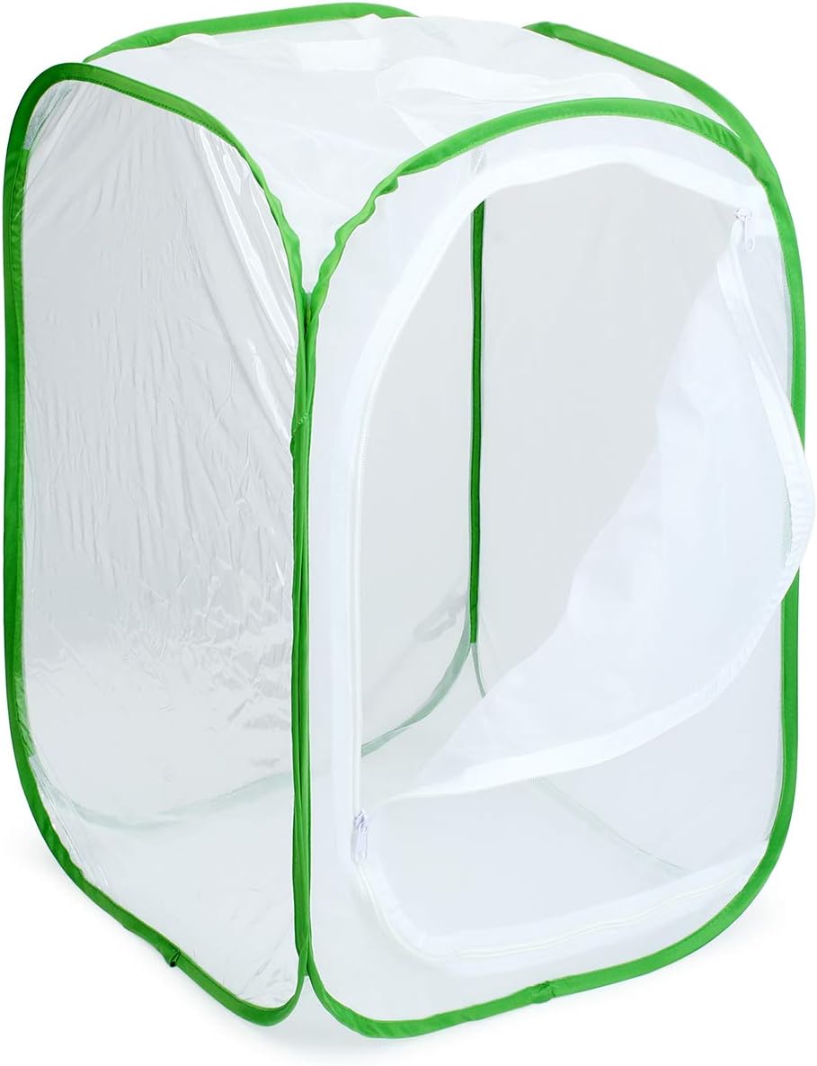 RESTCLOUD Insect and Butterfly Habitat Cage Terrarium Pop-up 23.6 Inches Tall