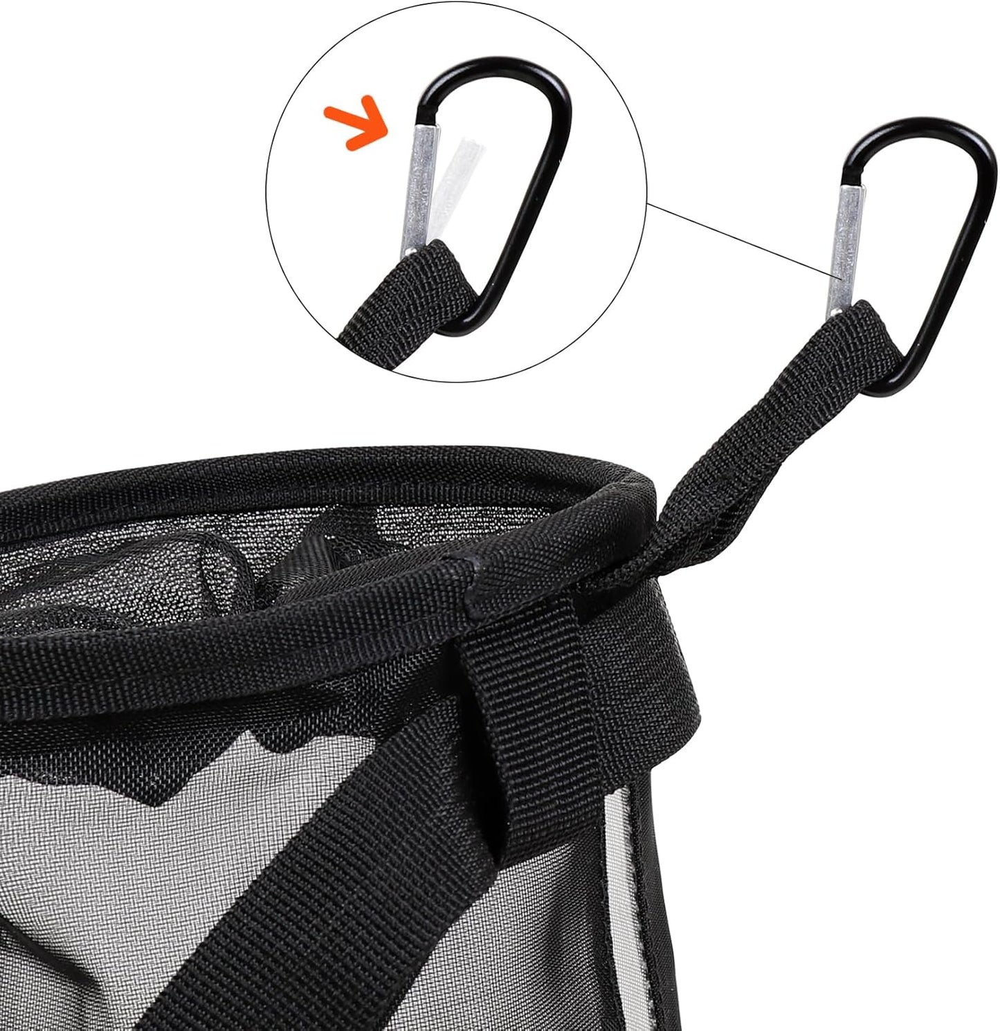 Small Butterfly Habitat, Insect Mesh Cage, Caterpillar Enclosure, Bug Terrarium Critter Cage Portable with Clip and Strap 5.5 x 6.7 Inches