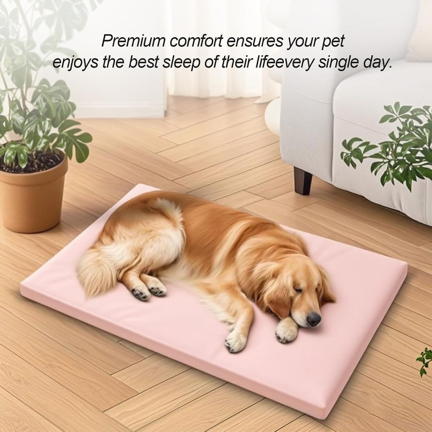 Dog Mat,23"x 36"Dogs Crate Pad,Indoor Non-Slip & Waterproof Dog Mat,Easy Wipe Clean in Seconds，Sleeping for Floor，Car,Sofa,Crate