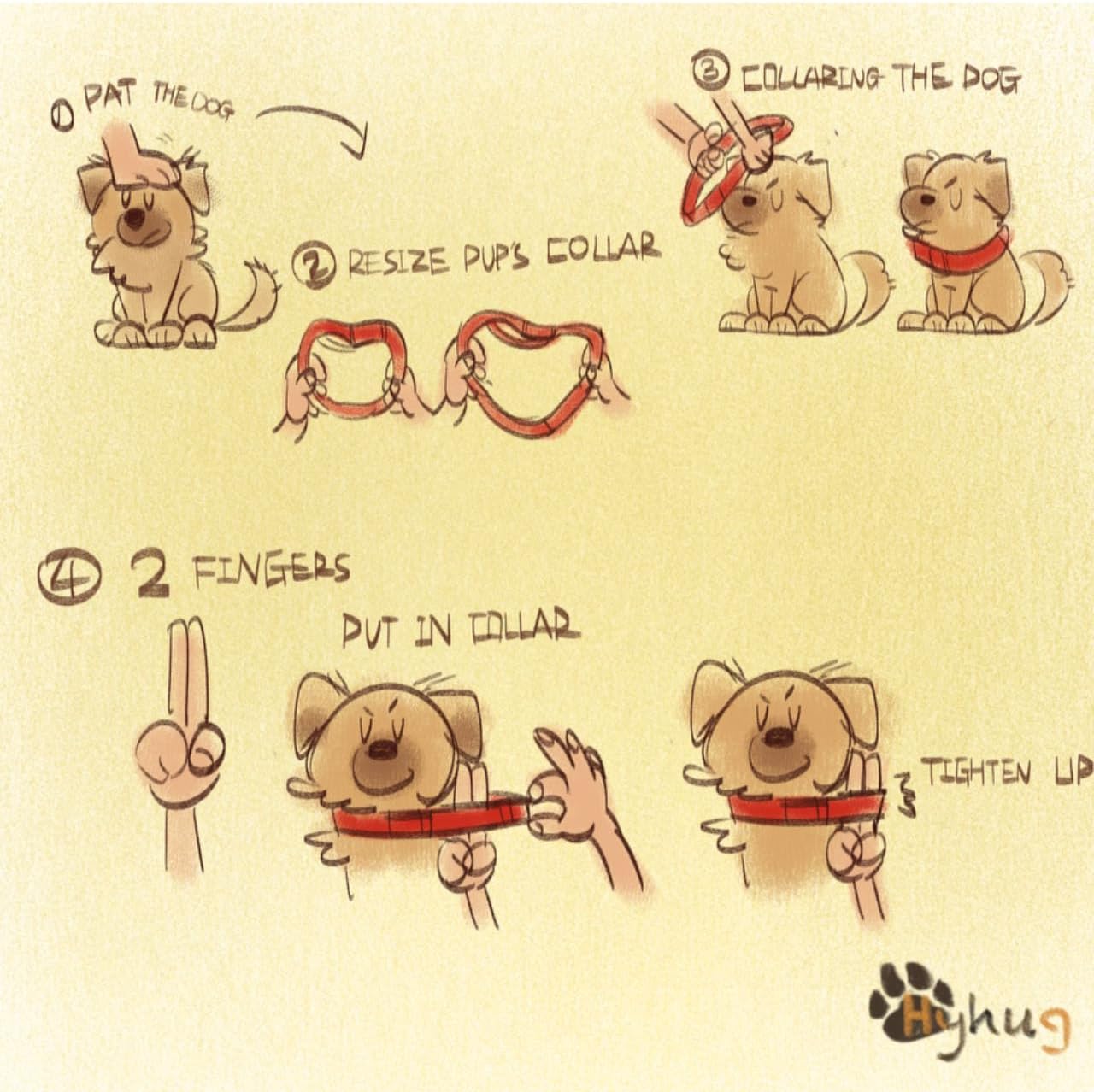 Hyhug Pets Premium Upgraded Heavy Duty Nylon Anti-Escape Martingale Collar for Puppy Dogs Comfy and Safe - Professional Training, Daily Use Walking. (Small, Classic Blue)