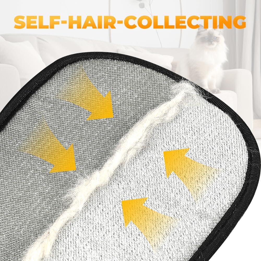 Pet Hair Removal Glove for Cats & Dogs, 2025 New Pet Hair Remover Electrostatic Gloves Pet Hair Remover Glove for Couch, Furniture, Carpet, Curtain, Washable Reusable Animal Fur Removal Tool (3PCS)