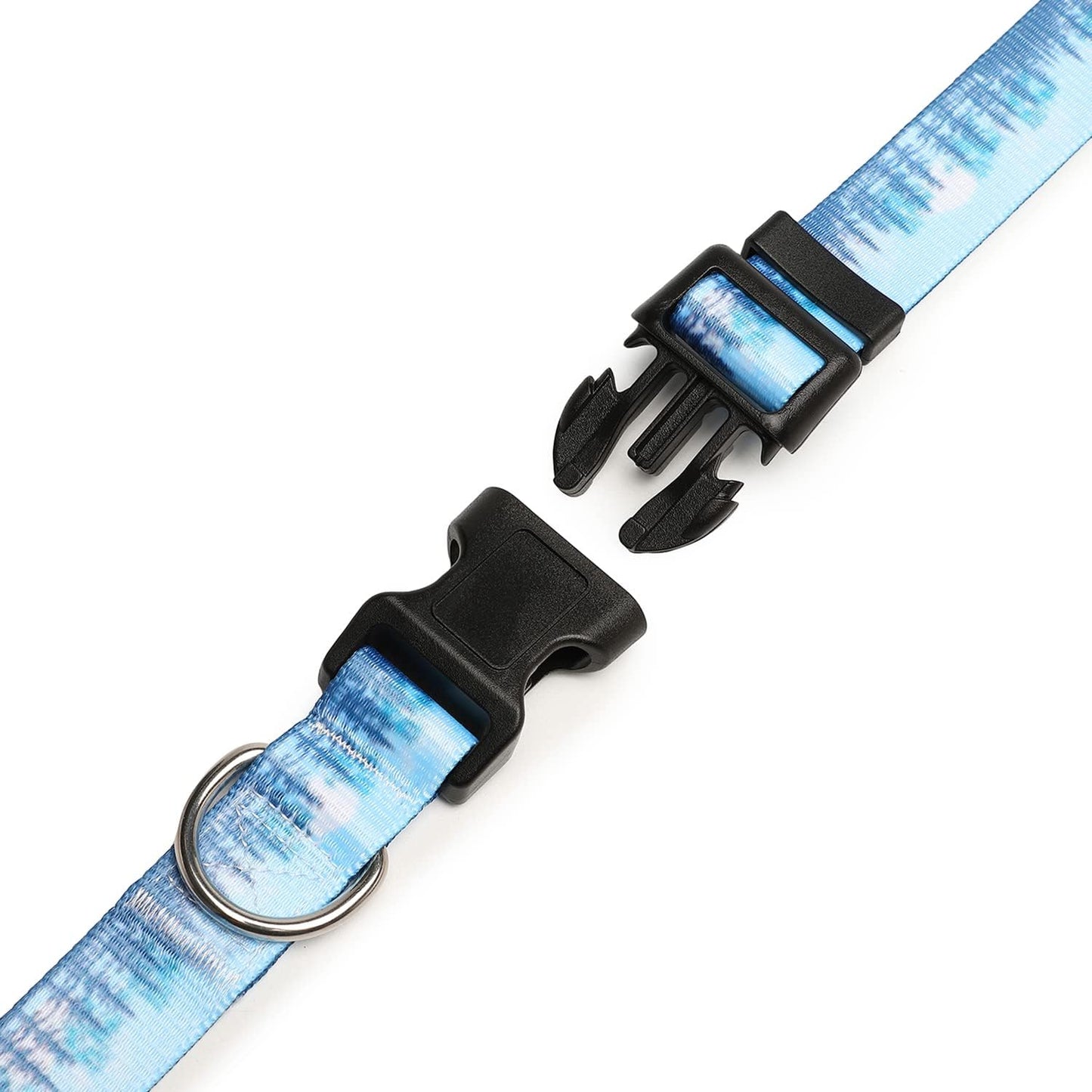 Mercano Adjustable Dog Collar - Special Design Patterns, Soft Nylon Comfortable Durable Pet Collar for Small Medium Large Dogs (M, Forest)