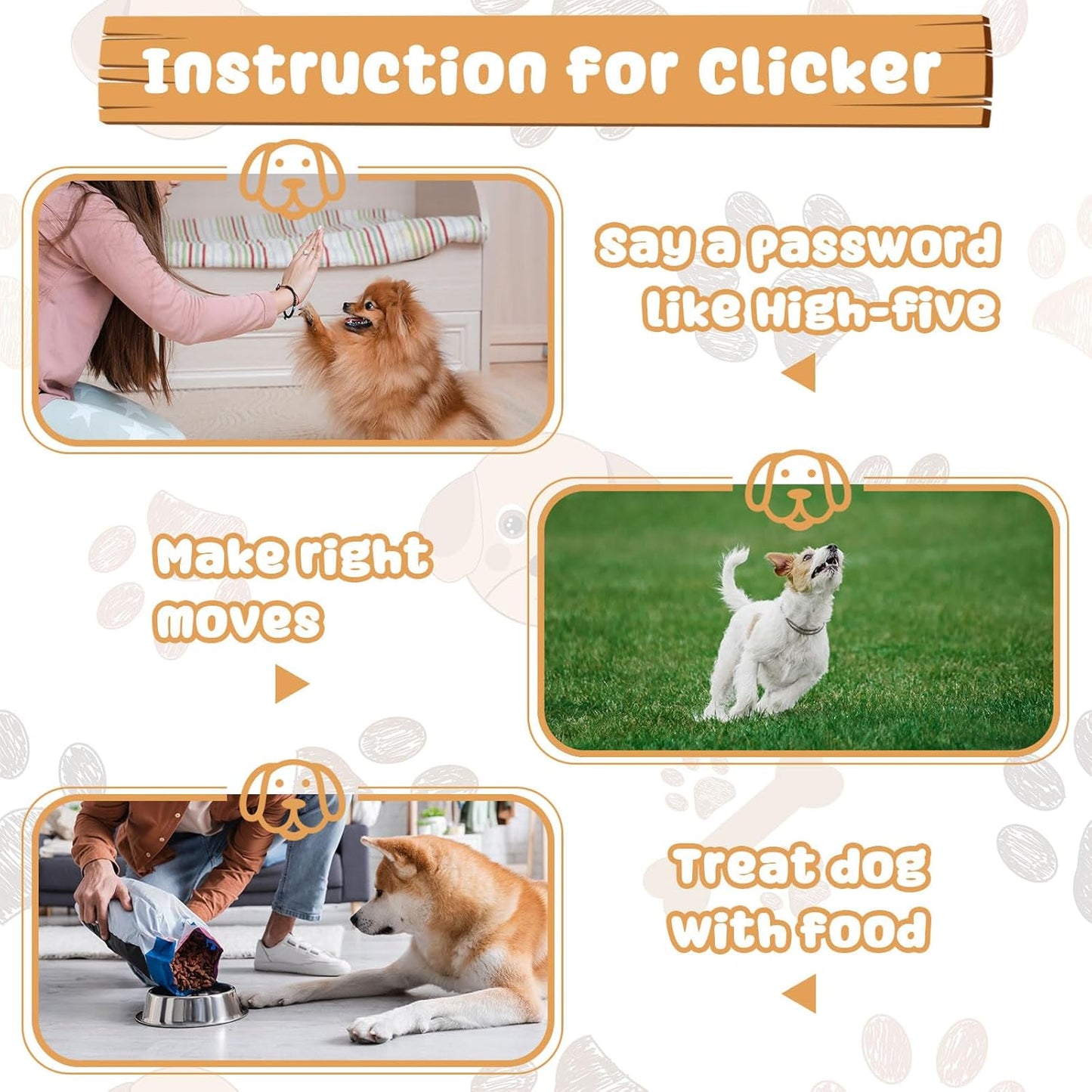 Frienda 18 Pieces Dog Training Clicker, Pet Behavioral Training Clickers with Wrist Strap for Dogs Cats Puppy Birds Horses(Black)