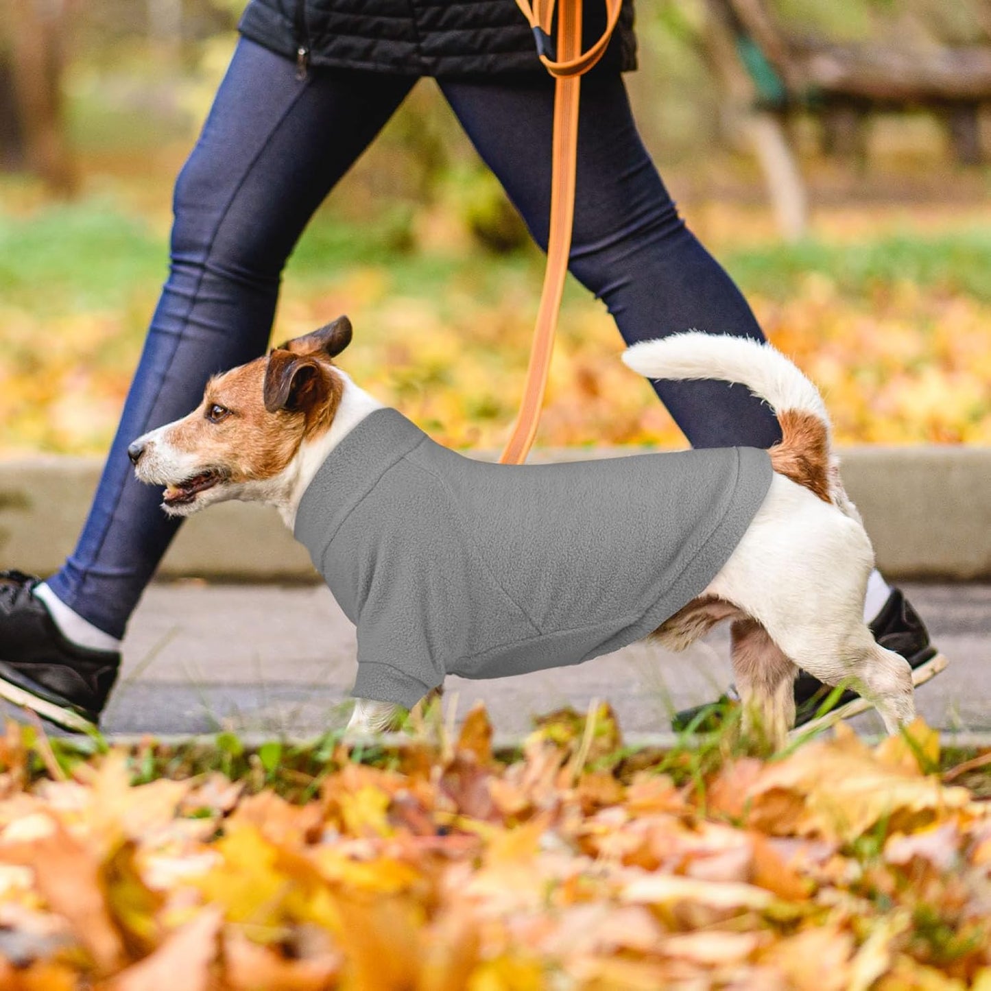 3 Pack Dog Sweater Fleece Pet Clothes Turtleneck Soft Warm Sweatshirt Dog Sweaters for Small Dogs Sweaters for Medium Dogs Boy Girl Pet(Gray+Royal Blue+Navy,S/M)