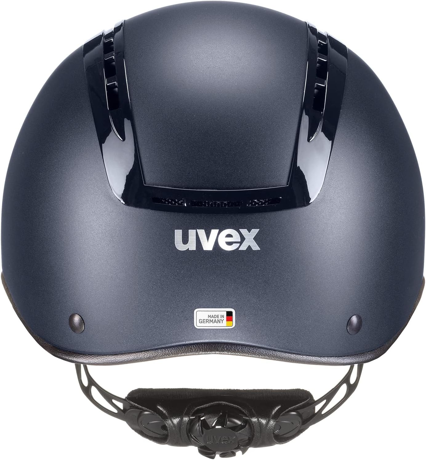 uvex suxxeed Active Horse Riding Helmet for Women & Men, Navy, S-M - Adjustable & Excellent Ventilated Helmet