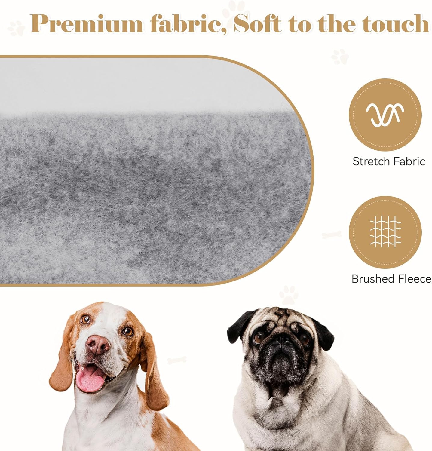 Dog Sweaters for Medium Dogs Dog Hoodie Dog Sweater Solid Soft Brushed Fleece Dog Clothes Dog Hoodie Sweatshirt with Pocket(Grey-M)