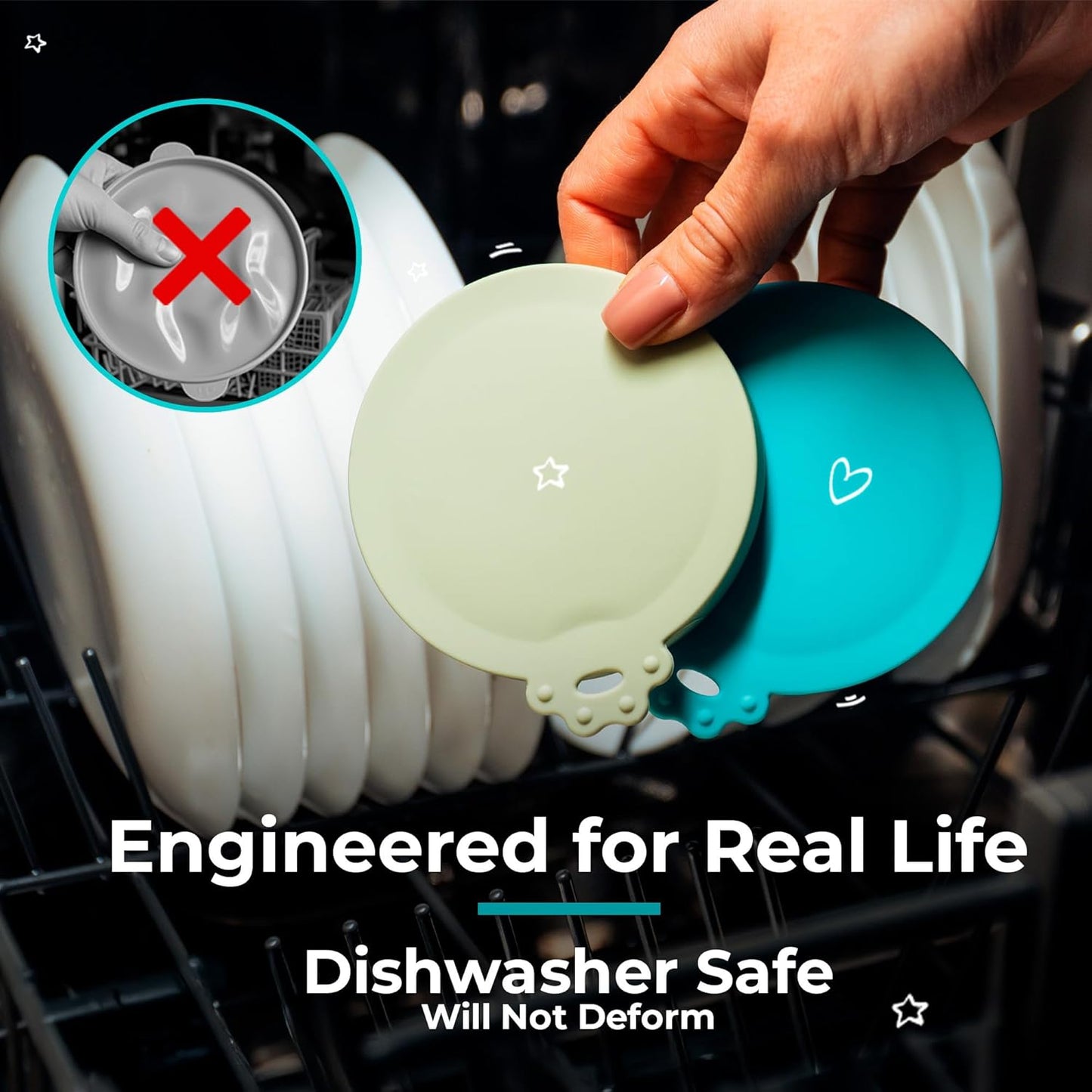 3 Pack Universal Pet Food Can Covers Lids - One fit 3 Standard Size Cans for Cats and Dogs Food Cans - Easy to Clean - Safe Silicone - Emerald Wave