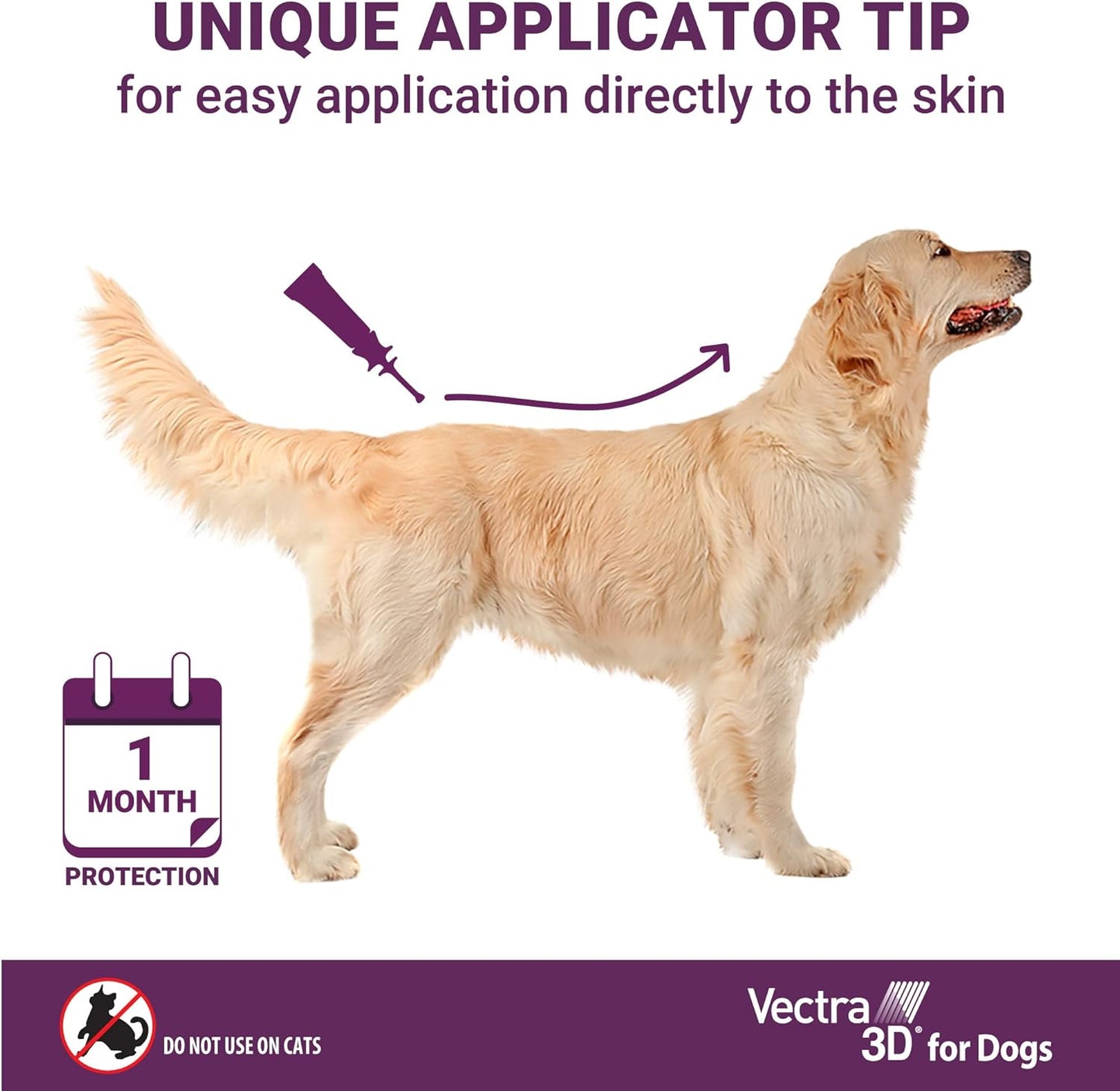 Vectra 3D for Dogs Flea, Tick & Mosquito Treatment & Prevention for Small Dogs (11 – 20 lbs) , 6 month supply