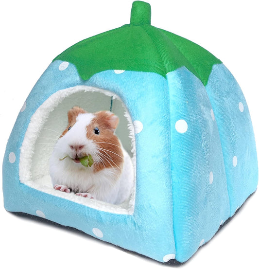 Guinea Pig Hideout Bed Rabbit House Cave Accessories Cozy Hide-Out for Bunny Hedgehog Ferret Chinchilla&Other Small Animals