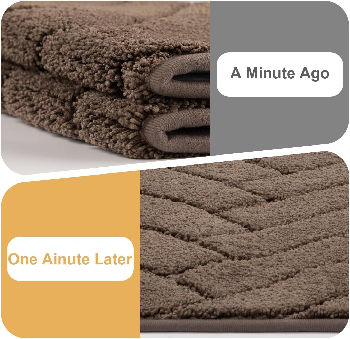 Tindbea Dog Mat for Muddy Paws,Absorbs Moisture Dirt Non-Slip Washable Mud Mat for Dogs,Soft Rubber Backing Front Inside Pet Rug for Entryway, Mud Dog Paws, Patio(20"x48",Latte)