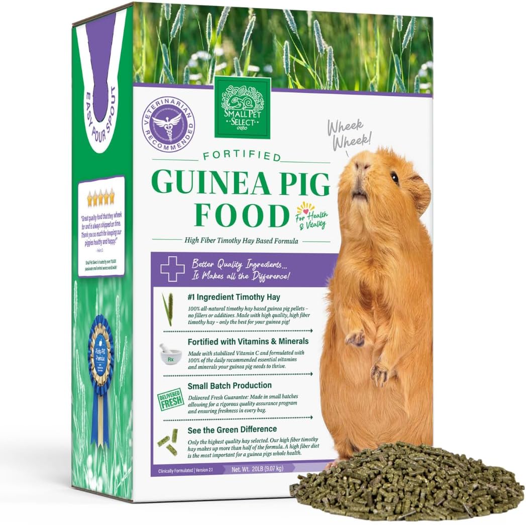 Small Pet Select Guinea Pig Food Pellets, 20 Lb.