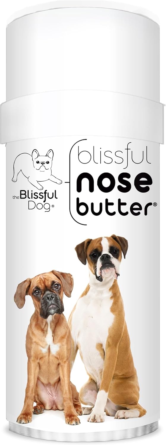 The Blissful Dog Fawn Boxer Unscented Nose Butter - Dog Nose Butter, 2 Ounce
