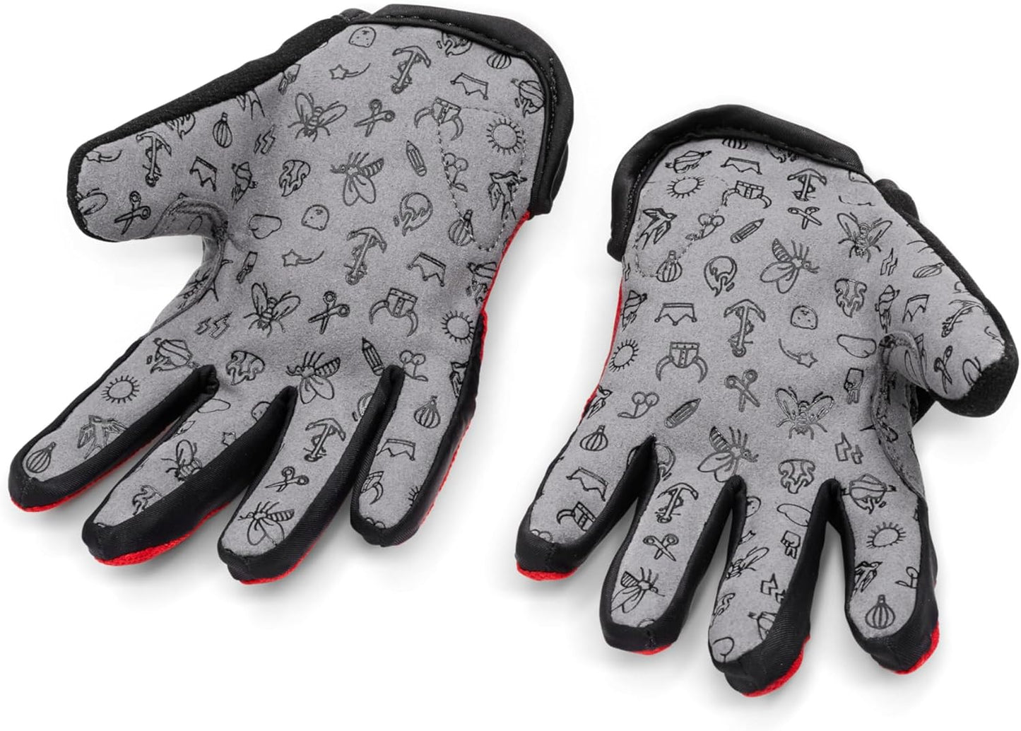 woom TENS Bike Gloves, Child’s & Youth Bicycle Full Finger Protection with Grip for Road Cycling & Mountain Biking (Boys & Girls)