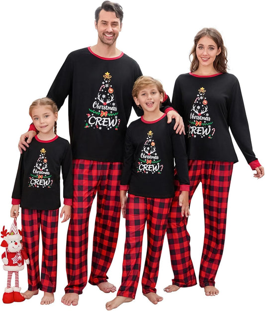 Matching Family Christmas Pajamas Set - Xmas Sleepwear PJs