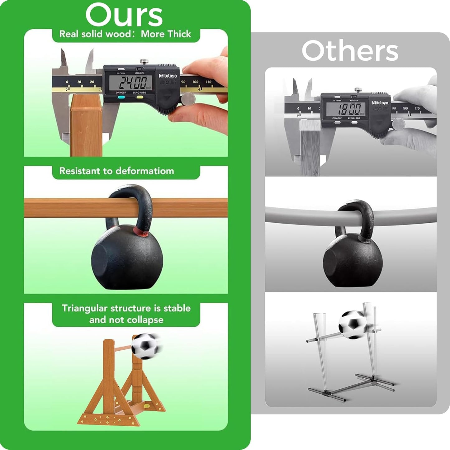 Dog Agility Set, Wooden Dog Agility Jumps & Dog Hurdles,Dog Agility Equipment, Dog Agility Course,Dog Agility Course Backyard Set,Obstacle Course for Dogs,Dog Hurdles Training Equipment