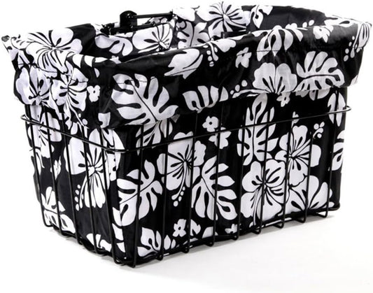 Cruiser Candy Bike Basket Liner Waterproof, Universal Fit for Most Bike Baskets, Stylish 2in1Tote, Bike Basket Cover, EBiKE Front Wire Or Wicker Bike Baskets Fits Up to 15x12x10