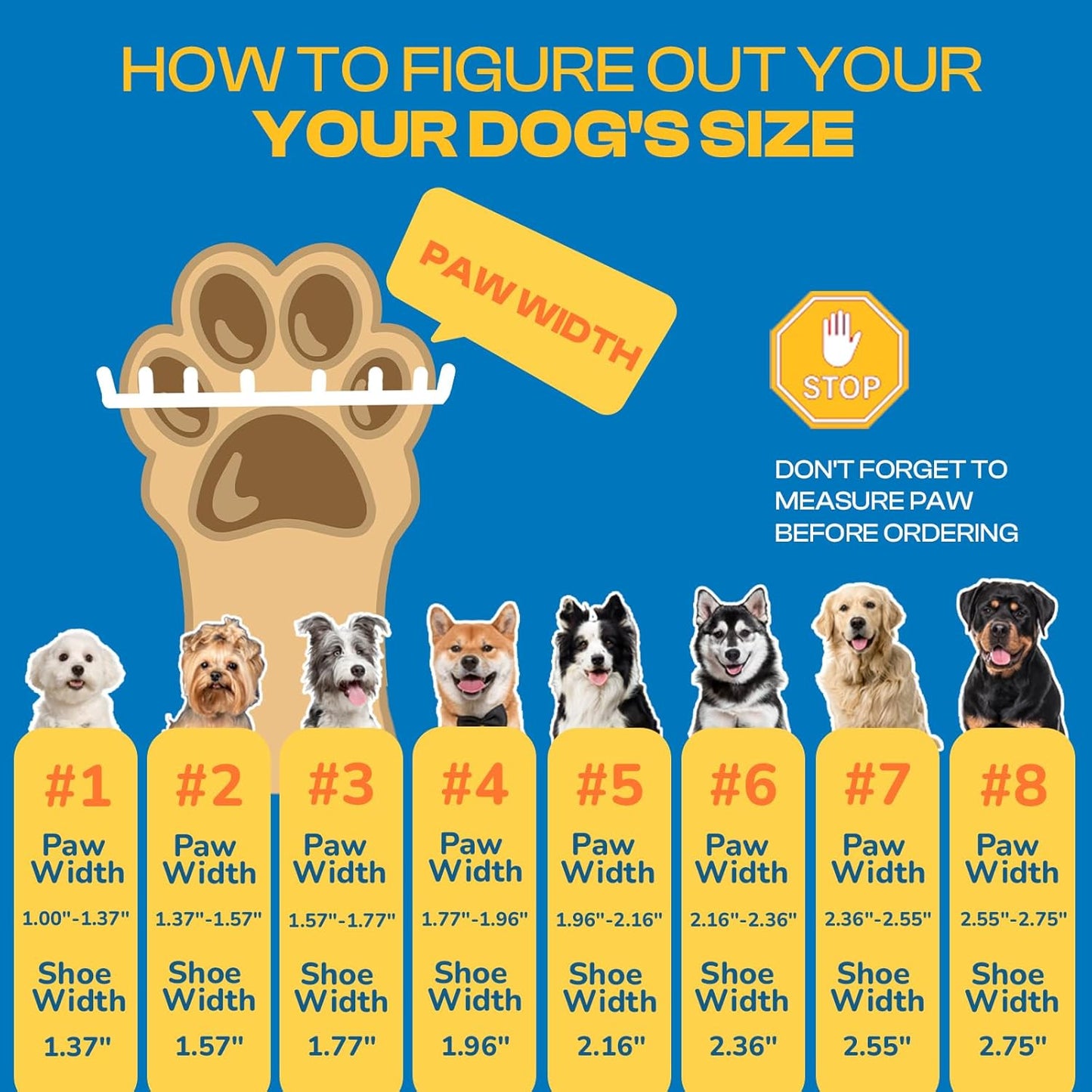 Dog Shoes for Large Dogs, Medium Dog Boots & Paw Protectors for Hardwood Floors, Outdoor Dog Booties for Hot Pavement Winter Snow Hiking, Breathable Dog Shoes with Reflective Strips Size 3