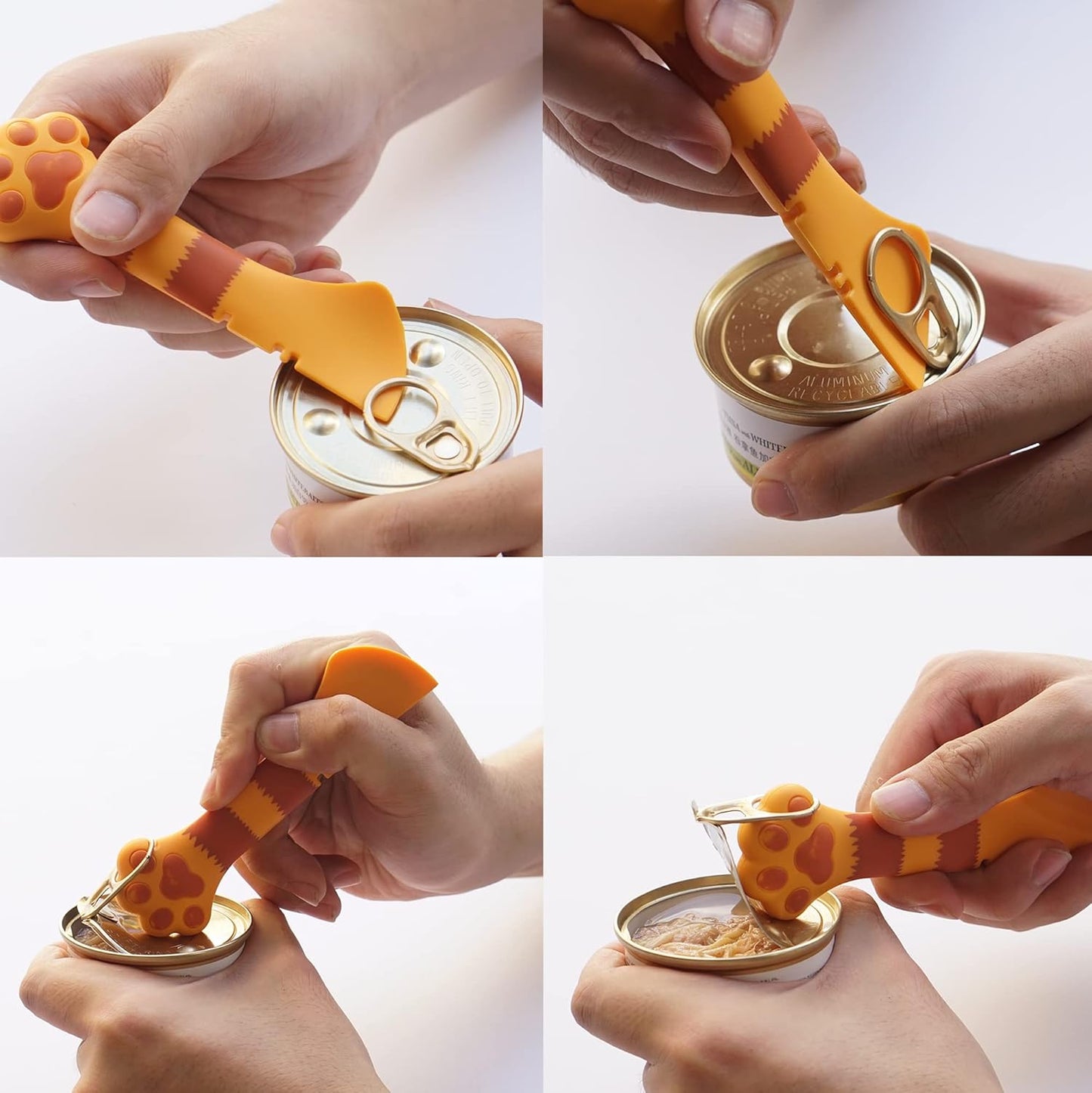 Meow&Woof Cat Wet Food Spoon, Mini Spatula for Pet Canned Food, BPA Free Can Spoons for Animal Feeding, Small Jars Spatulas, Easy Clean Scraper for Dog Food Cans （2 Spoons）