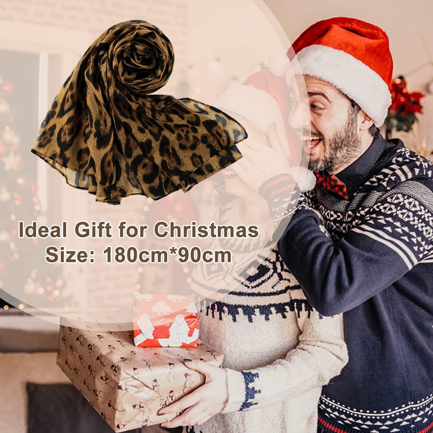 E-Clover Fashion Scarf for Women Lightweight Scarves Shawl Wrap for Spring/Summer Winter