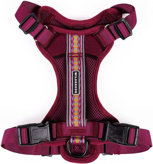 Wilderdog Lightweight Dog Harness with Reflective Straps - Medium - Huckleberry