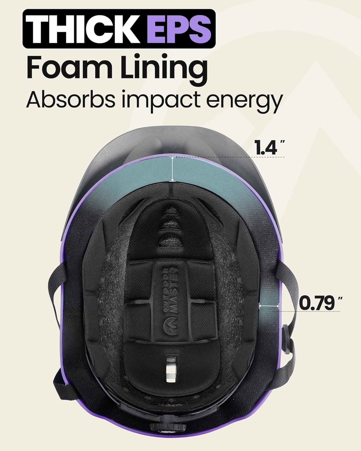 OutdoorMaster Equestrian Helmet, Horse Riding Helmet with Sun Visor and Excellent Ventilation, Adjustable Safe Helmet for Men, Women & Youth