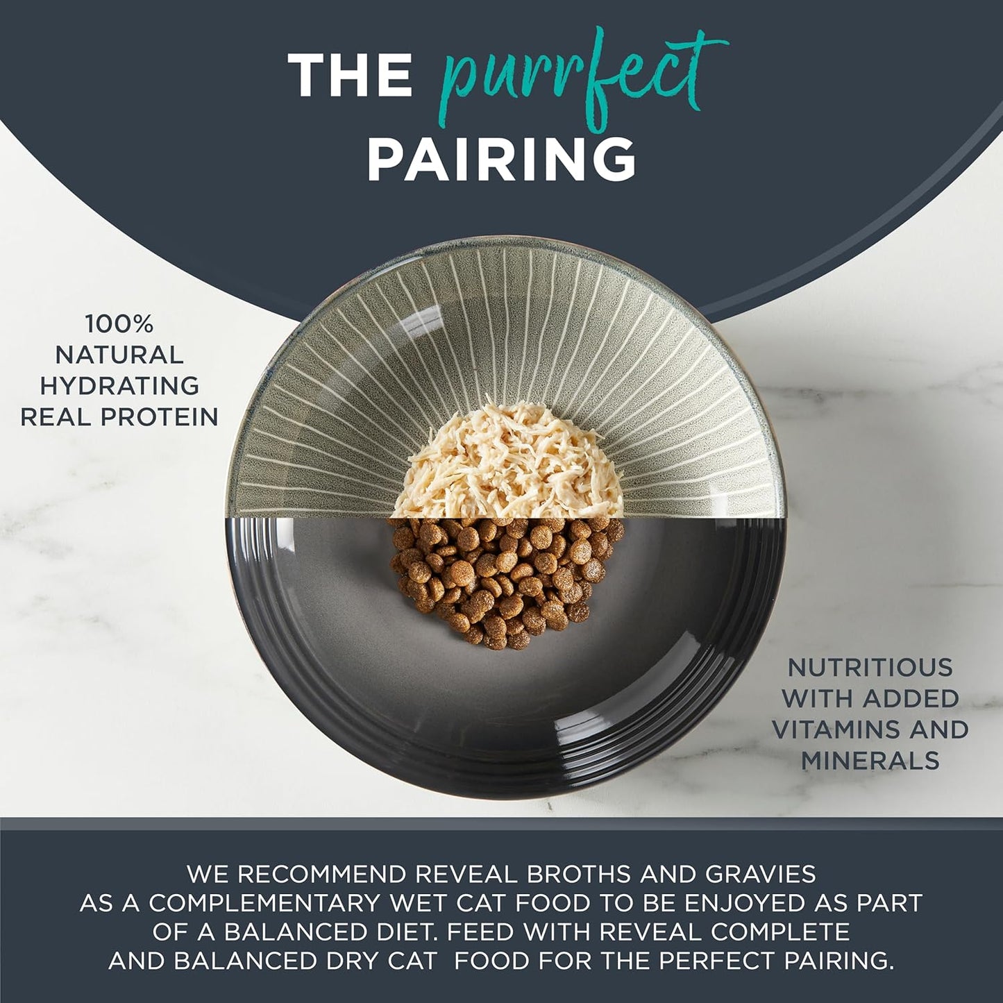 Reveal Natural Wet Cat Food, 12 Count, Grain Free, Limited Ingredient Canned Food for Cats, Chicken Breast in Broth, 5.5 oz Cans