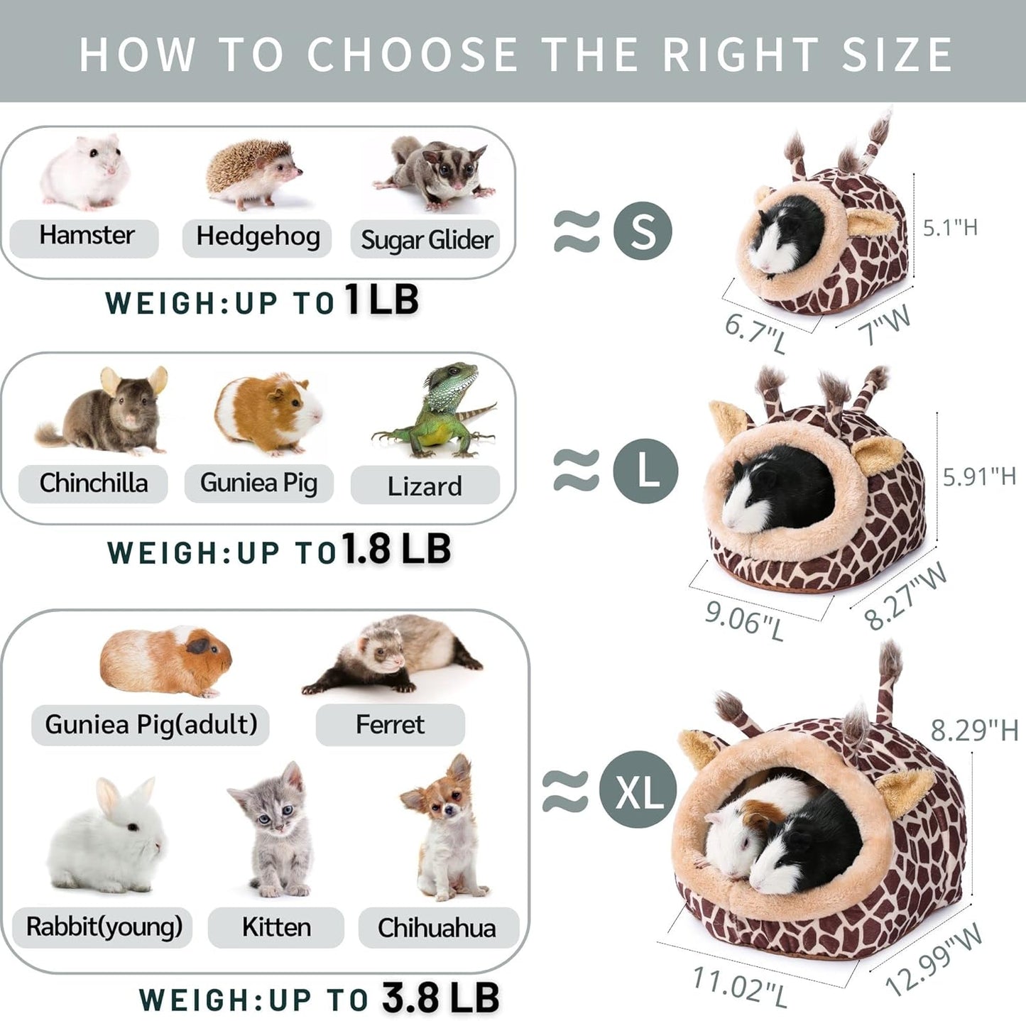 JanYoo Warmer Hedgehog Supplies Toys House Cage Accessories Bed Sleeping Bag