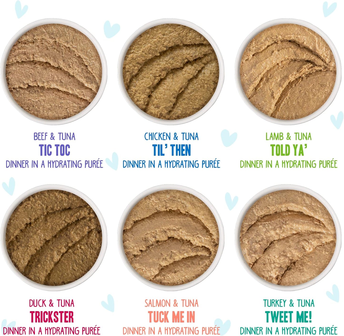 Weruva B.F.F. Play - Best Feline Friend Paté Lovers, Aw Yeah!, Play Paté Buffet Variety Pack, 2.8oz Can (Pack of 18)