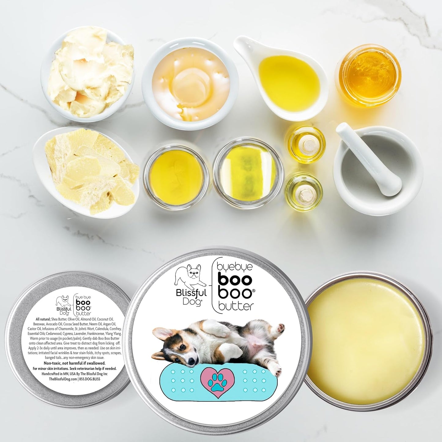 The Blissful Dog Corgi Boo Boo Butter, 16 oz.