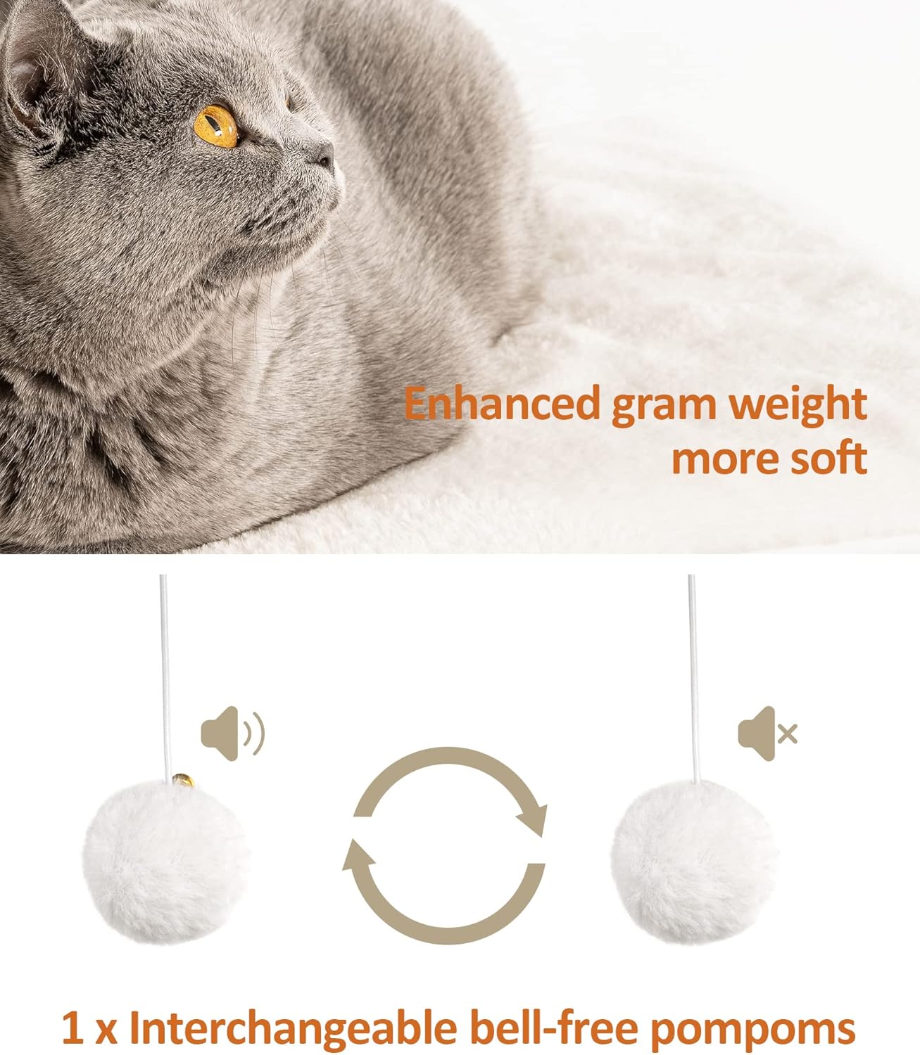 FourFurPets 26.7in Large Cat Tree Tower Condo, Cat Scratch Posts for Indoor Cats, Big Plate, Three 23.6in Full Sisal Scratching Posts, Rustic Brown