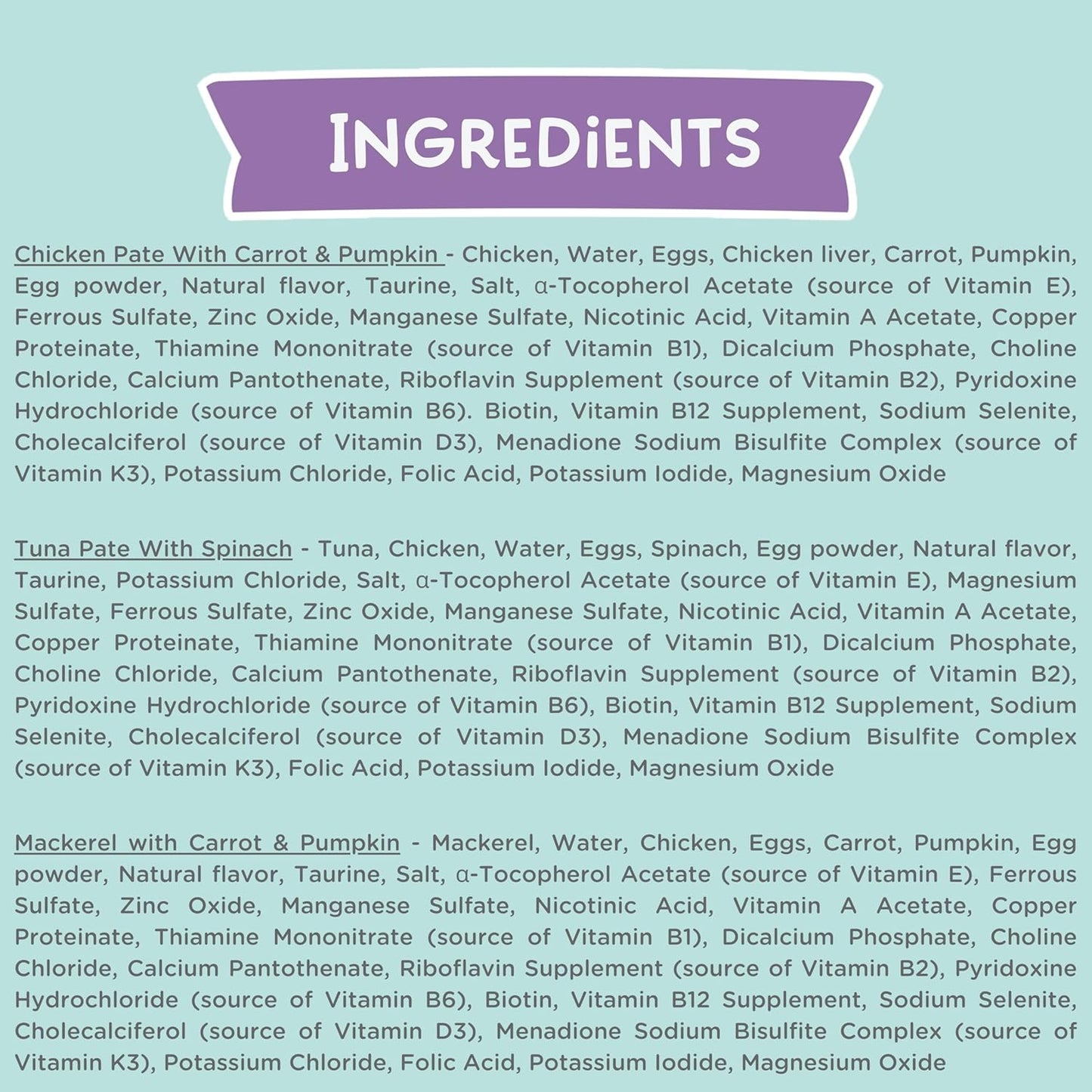 LOVE, NALA - Natural Adult Cat Wet Food - Pate Variety Pack - Tuna, Chicken, Mackerel - Grain Free, Non-GMO, Fiber Blend, Minerals, Vitamins - 12 Pack 2.1 lbs.