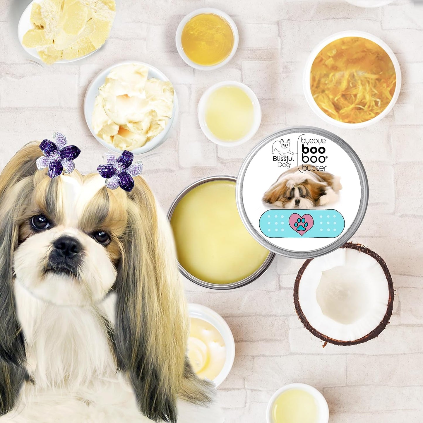 The Blissful Dog Shih Tzu Boo Butter, 8 oz