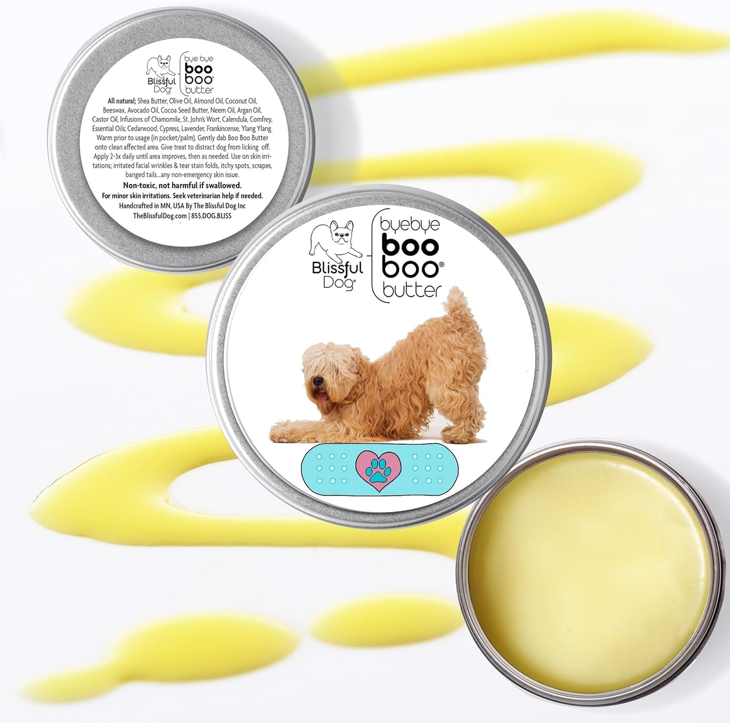 The Blissful Dog Soft Coated Wheaten Terrier Boo Boo Butter, 8 Ounce