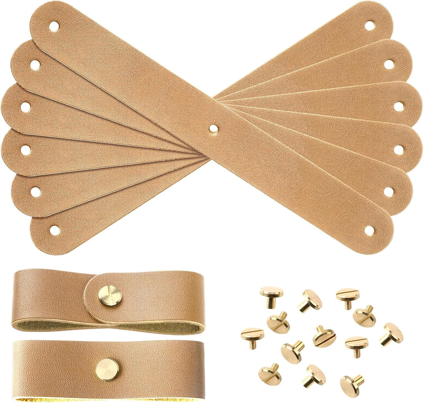 Chunful 6 Pcs Halter Breakaway Replacement Strap Breakaway Halter Replacement Straps Horse Leather