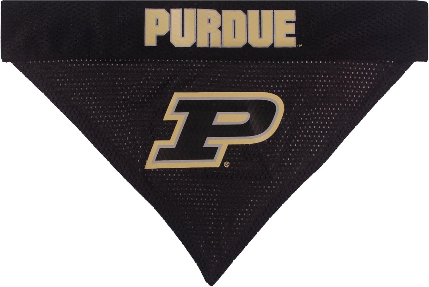 Pets First Collegiate Pet Accessories, Reversible Bandana, Purdue Boilermakers Size XX-Large