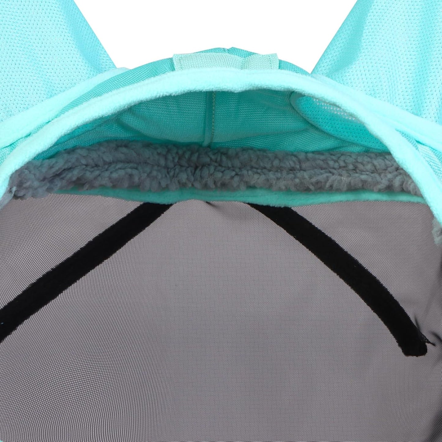 Harrison Howard CareMaster Pro Luminous Horse Fly Mask Large Eye Space Standard with Ears UV Protection for Horse Summer Mint S Pony