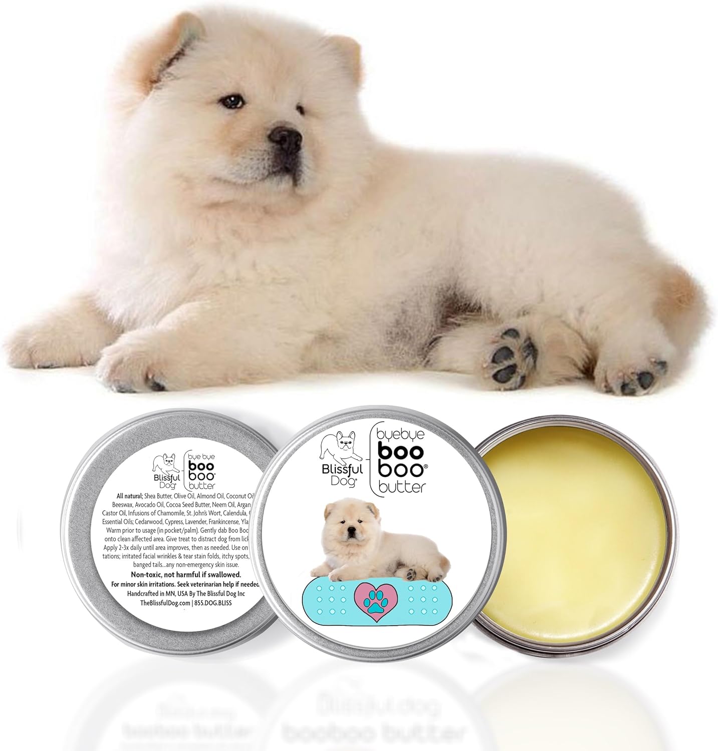 The Blissful Dog 4 oz TIN Chow Booboo Butter