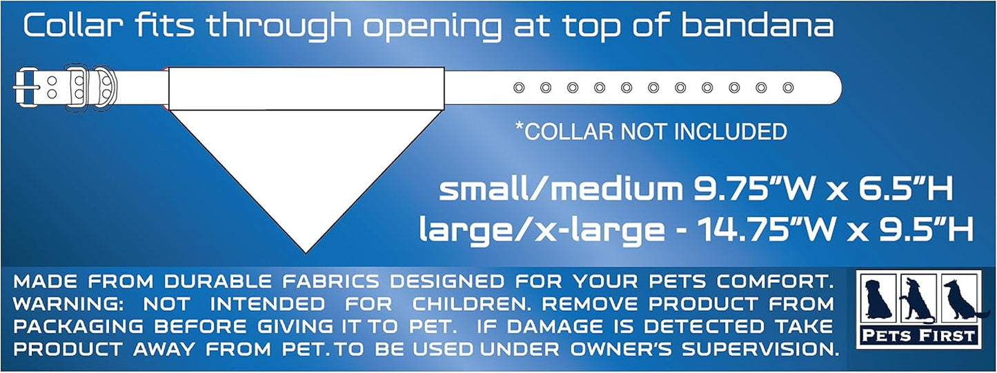 Pets First Collegiate Pet Accessories, Reversible Bandana, Oregon Ducks, Large/X-Large