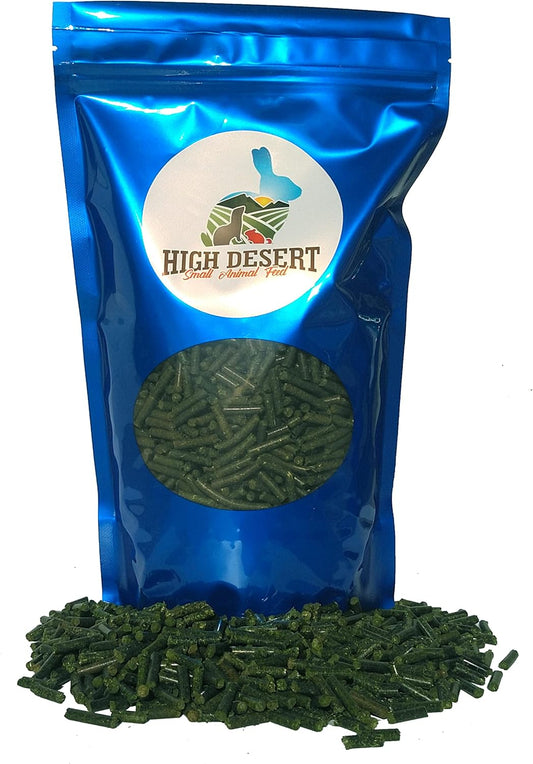 High Desert Timothy Grass Hay Pellets for Rabbits, Guinea Pigs, Chinchillas, and Small Pets