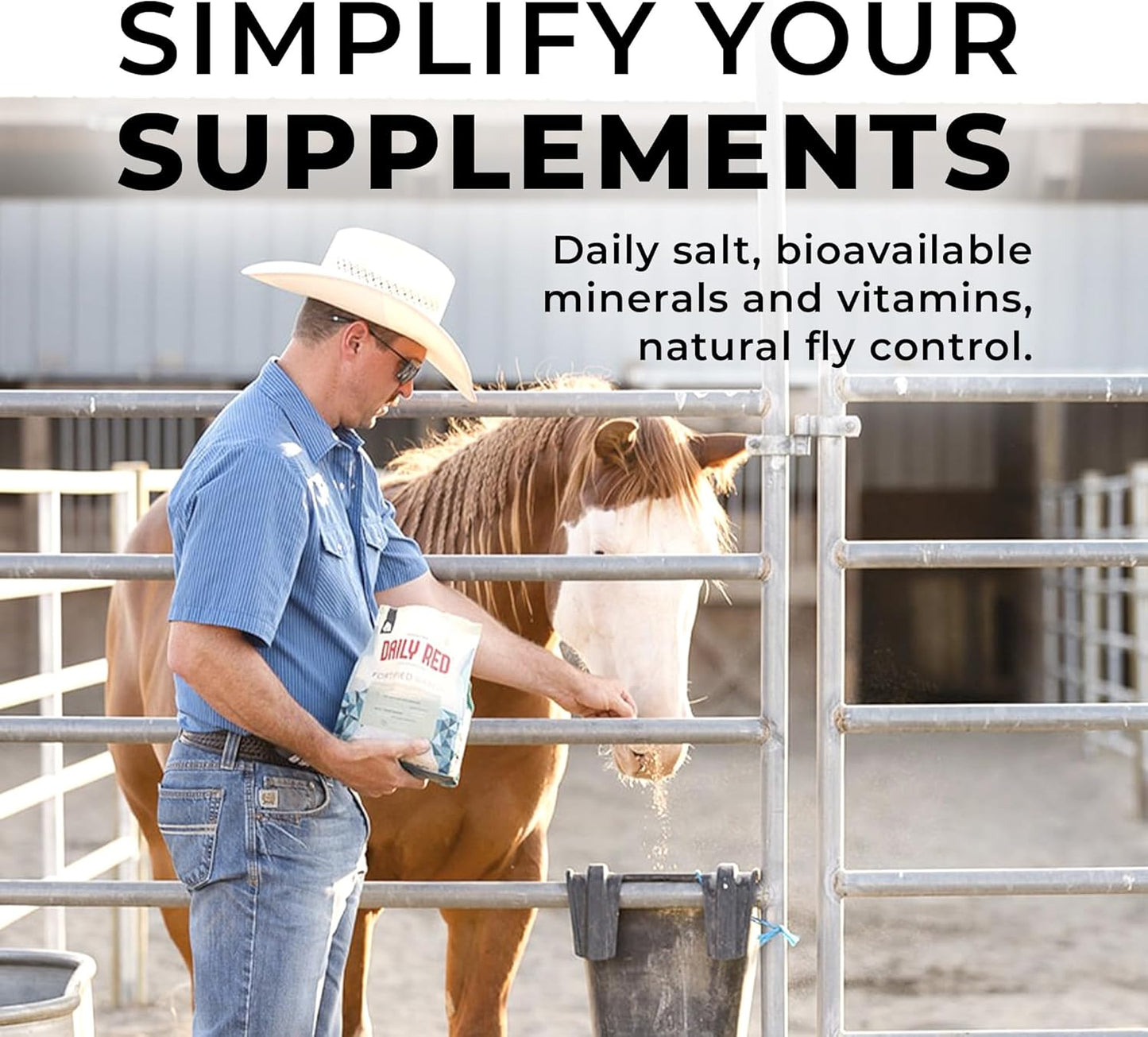 Redmond Daily Red | Horse Vitamins and Minerals Supplement - 25 LB Bag