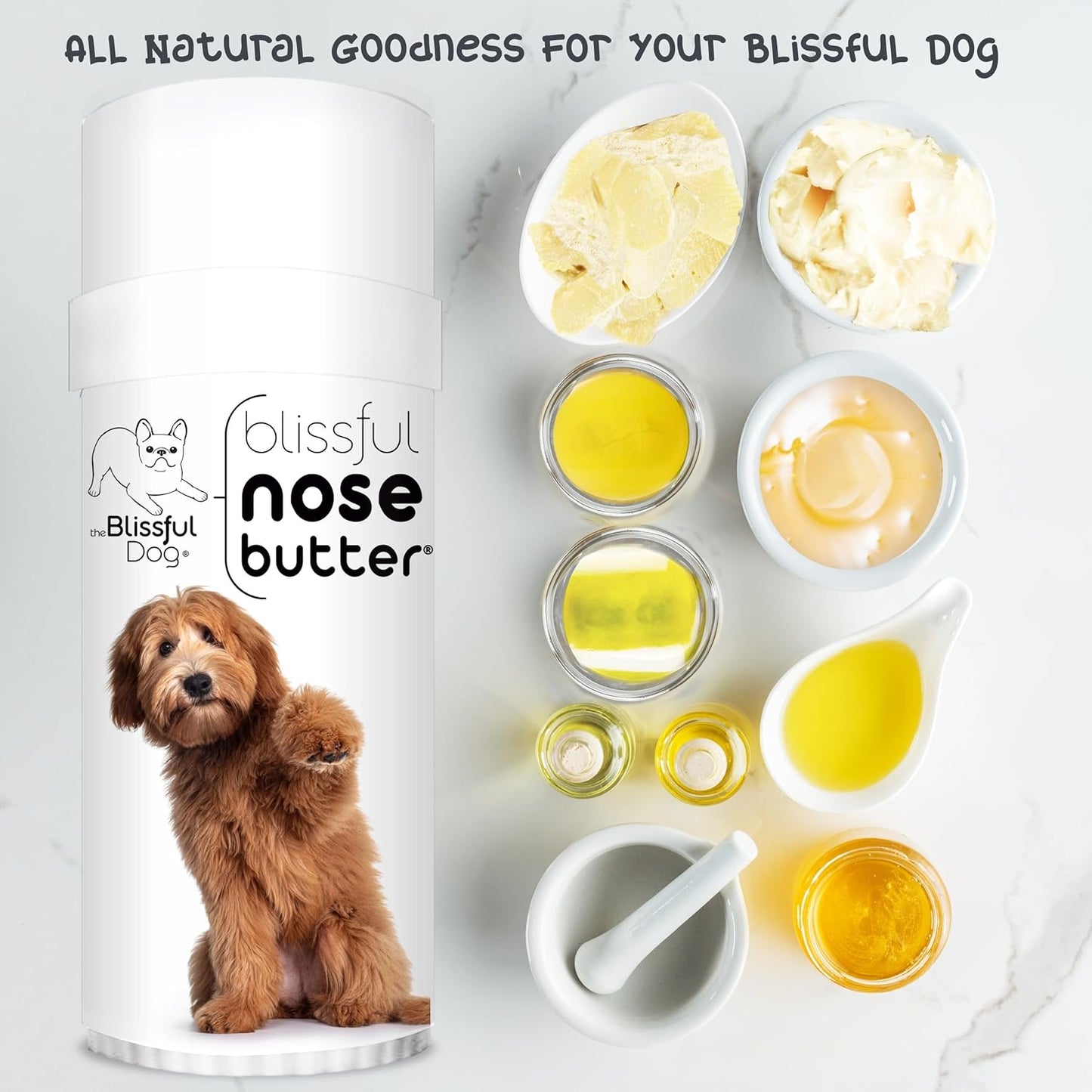 The Blissful Dog Labradoodle Unscented Nose Butter
