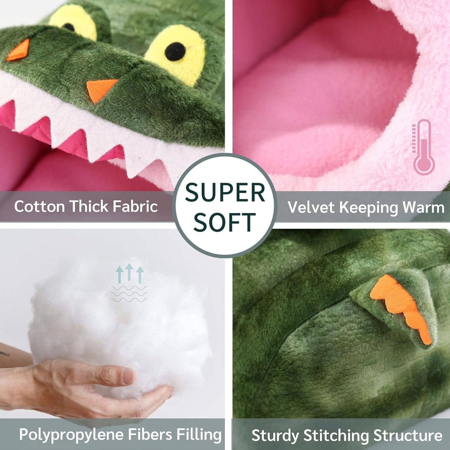 JanYoo Hedgehog Rat Bed Guinea Pig House Hamster Supplies Chinchilla Cage Ferret Rat Gerbil(S,Crocodile)