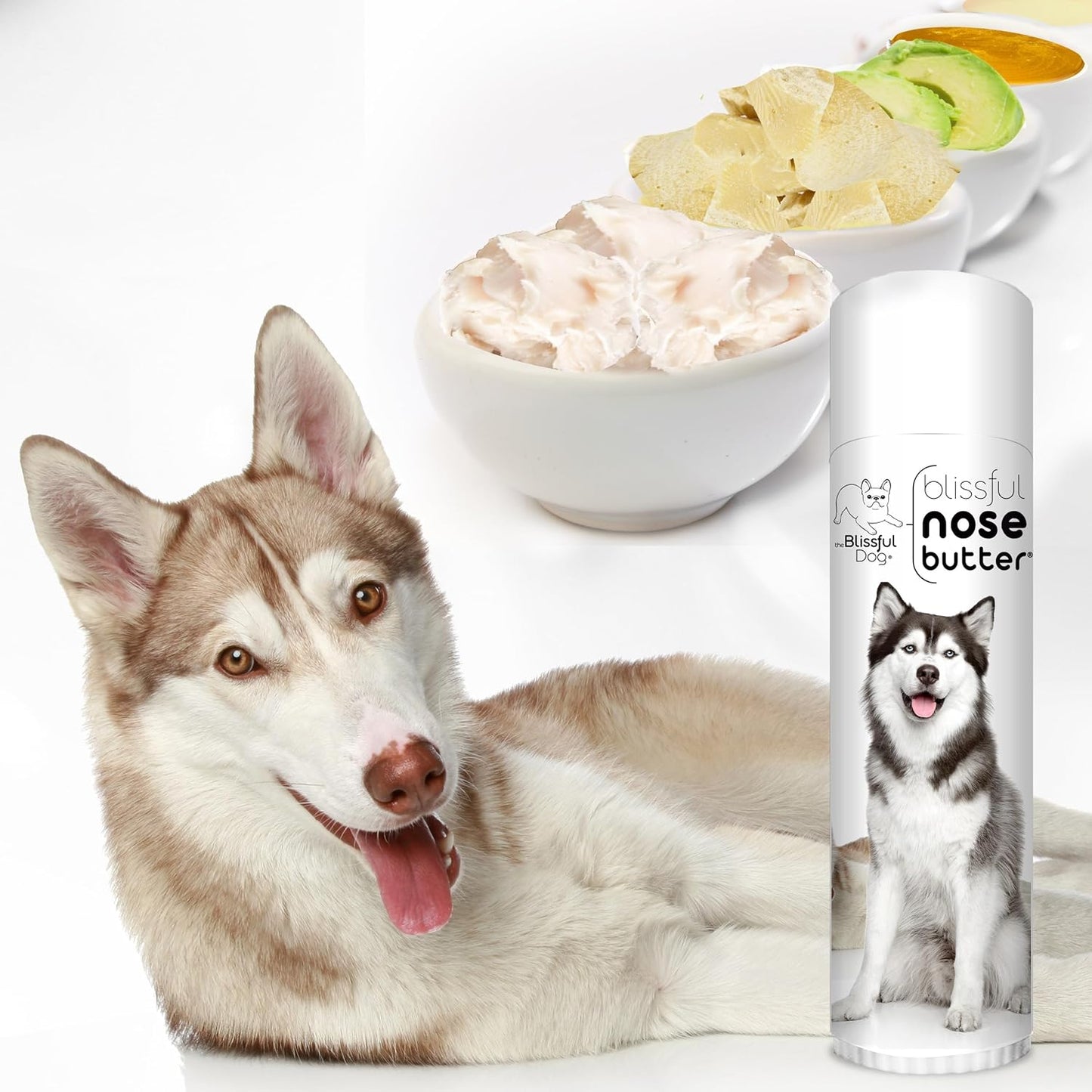 The Blissful Dog Husky Unscented Nose Butter, 0.50-Ounce