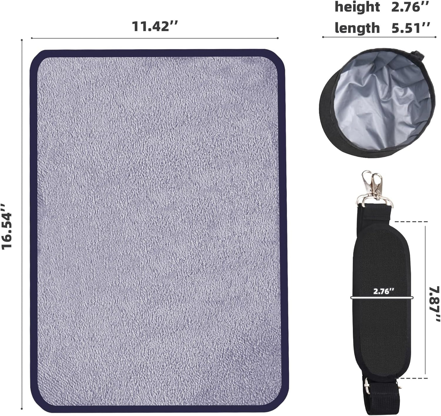 TWDEPART Cat Carrier Backpack - Multifunctional, Firm & Foldable with Roll-Up Shade, Breathable Design Includes Collapsible Bowl & Cushion (Black)