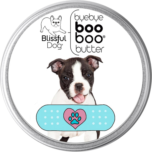 The Blissful Dog 4 oz TIN Boston Terrier Booboo Butter